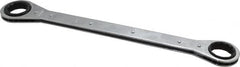 Lang - 1-1/8" x 1-3/16" 12 Point Ratcheting Box Wrench - Double End, 15" OAL, Steel - A1 Tooling