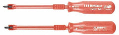 Witte - 1/4" Blade Width, 10-7/8" OAL, Screwholding Slotted Screwdriver - Exact Industrial Supply