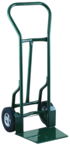 Shovel Nose Fright, Dock and Warehouse 900 lb Capacity Hand Truck - 1- 1/4" Tubular steel frame robotically welded - 1/4" High strength tapered steel base plate -- 10" Solid Rubber wheels - A1 Tooling