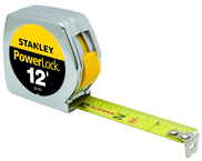 STANLEY® PowerLock® Metal Case Tape Measure 3/4" x 12' - A1 Tooling
