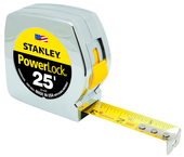 STANLEY® PowerLock® Classic Tape Measure 1" x 25' - A1 Tooling