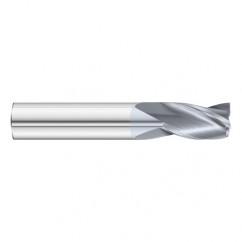 19/64 Dia. x 2-1/2 Overall Length 3-Flute Square End Solid Carbide SE End Mill-Round Shank-Center Cut-TiCN - A1 Tooling