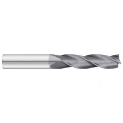 7/16 Dia. x 6 Overall Length 3-Flute Square End Solid Carbide SE End Mill-Round Shank-Center Cut-TiAlN - A1 Tooling