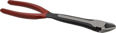 Proto - 11-1/8" OAL, 1-1/8" Capacity, Diagonal Cutter - 1" Jaw Length x 63/64" Jaw Width, Oval/Angled Head, Plastisol Handle - A1 Tooling