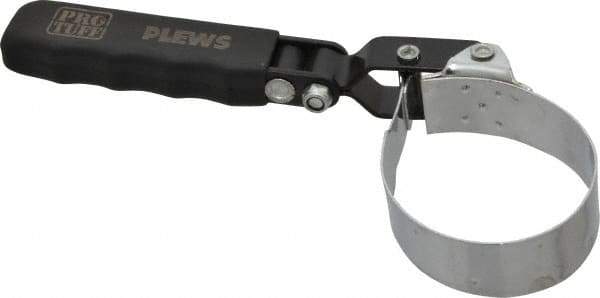 Plews - 2-1/4 to 2-9/16" Diam, Swivel Handle CompactOil Filter Wrench - Steel, For Use with Filters from 2-1/4 to 2-9/16" - A1 Tooling