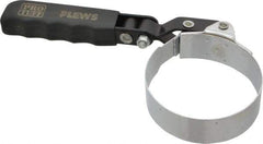 Plews - 2-13/16 to 3-5/32" Diam, Swivel Handle Small Oil Filter Wrench - Steel, For Use with Filters from 2-13/16 to 3-5/32" - A1 Tooling