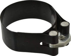 Plews - 4-1/8 to 4-21/32" Diam, Heavy Duty Oil Filter Wrench - Steel, For Use with Filters from 4-1/8 to 4-21/32" - A1 Tooling