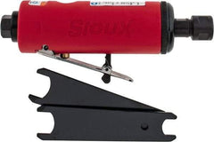 Sioux Tools - 1/4" Collet, Straight Handle, Straight Air Die Grinder - 22,000 RPM, Rear Exhaust, 16 CFM, 0.5 hp, 6.21 bar, 1/4 NPT - A1 Tooling