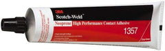 3M - 5 oz Tube Gray Contact Adhesive - Series 1357, 30 min Working Time, Bonds to Foam, Rubber & Vinyl - A1 Tooling