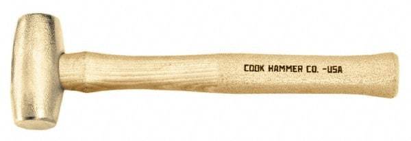 Cook Hammer - 10 Lb Head Nonsparking Mallet - 31" OAL, Wood Handle - A1 Tooling