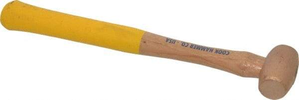 Cook Hammer - 1/2 Lb Head Nonsparking Mallet - 12" OAL, Wood Handle - A1 Tooling