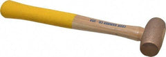 Cook Hammer - 1 Lb Head Nonsparking Mallet - 12" OAL, Wood Handle - A1 Tooling