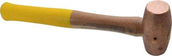 Cook Hammer - 2 Lb Head Nonsparking Mallet - 13" OAL, Wood Handle - A1 Tooling