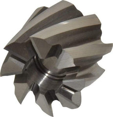 Keo - 1-1/2" Diam, 1/2" Arbor Hole Diam, 1-1/8" Length of Cut, 8 Flute, Cobalt, Finisher Shell End Mill - Right Hand Cut, Right Hand Spiral Flute, Uncoated - A1 Tooling