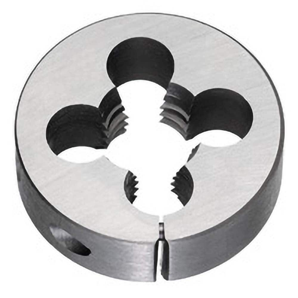 Titan USA - Round Dies; Thread Size: 9/16-18 ; Outside Diameter (Inch): 1-1/2 ; Material: High Speed Steel ; Adjustable: Yes ; Thread Direction: Right Hand ; Series/List: 790 - Exact Industrial Supply