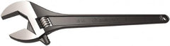 Crescent - 1-11/16" Jaw Capacity, 15" Standard Adjustable Wrench - Steel, Black Finish, 15" OAL - A1 Tooling