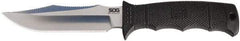 SOG Specialty Knives - 4-7/8" Long Blade, AUS-8 Stainless Steel, Fine Edge, Fixed Blade Knife - 9-1/2" OAL, Glass-Reinforced Nylon Handle, Includes Ballistic Nylon Sheath - A1 Tooling