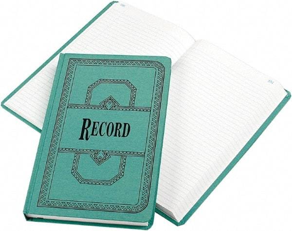 Boorum & Pease - 500 Sheet, 12-1/8 x 7-5/8", Record Rule Record/Account Book - Blue - A1 Tooling