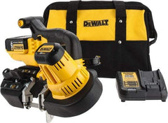 DeWALT - 20 Volt, 32-7/8" Blade, 740 SFPM Cordless Portable Bandsaw - 2-1/2" (Round) & 2-1/2 x 2-1/2" (Rectangle) Cutting Capacity, Lithium-Ion Battery Included - A1 Tooling