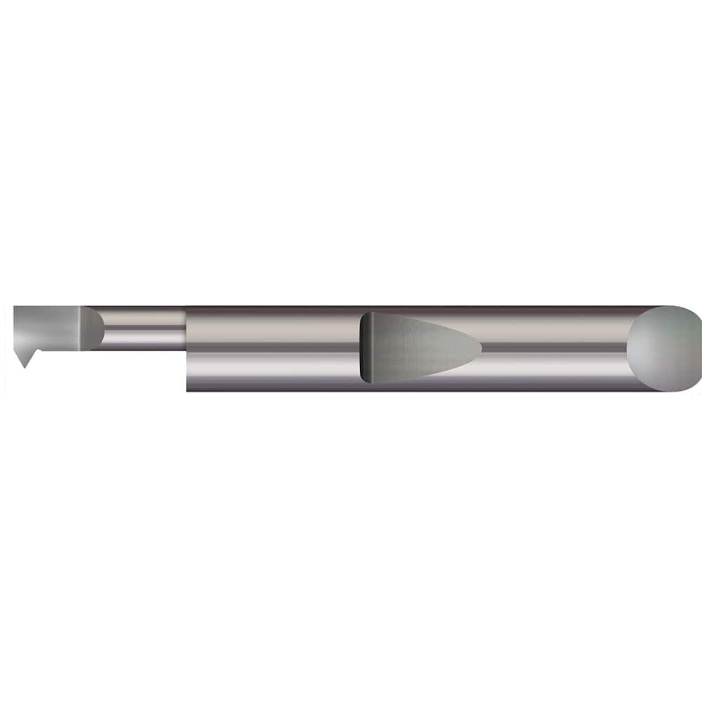 Micro 100 - Single Point Threading Tools; Thread Type: Internal ; Material: Solid Carbide ; Profile Angle: 60 ; Threading Diameter (Decimal Inch): 0.0800 ; Cutting Depth (Decimal Inch): 0.5000 ; Maximum Threads Per Inch: 56 - Exact Industrial Supply