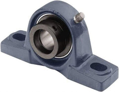 Tritan - 5/8" ID, 4.9213" OAL x 2.2441" OAH Pillow Block - 1,034 Lb Static Cap, 2,158 Lb Dyn Cap, 3.74" Btw Mnt Hole Ctrs, 1-3/16" Base-to-Ctr Ht, Cast Iron/Steel - A1 Tooling