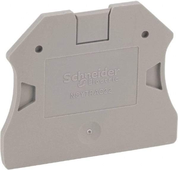 Schneider Electric - 2.2mm High, Terminal Block End Cover - Use with NSYT Terminal Blocks - A1 Tooling