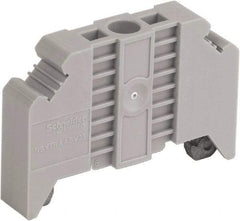 Schneider Electric - 50.5mm Long, Terminal Block End Stop - Use with NYST Terminal Blocks - A1 Tooling