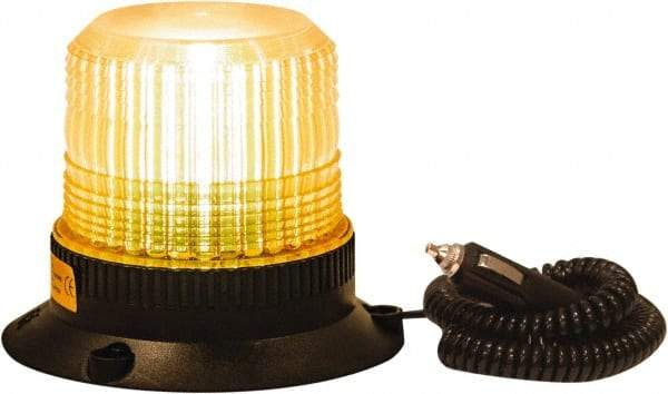 Buyers Products - 1.7 Joules, 10 Flash Rate, 1" Pipe & 3-Bolt Mount Emergency Strobe Light Assembly - Powered by 12 to 24 Volts, Amber - A1 Tooling