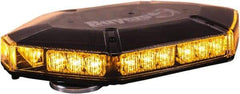 Buyers Products - Variable Flash Rate, Vacuum-Magnetic Mount Emergency LED Lightbar Assembly - Powered by DC, Amber - A1 Tooling