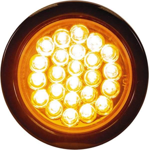 Buyers Products - 6 Flash Rate, Recessed Mount Emergency Strobe Light Assembly - Powered by 12 to 24 Volts, Amber - A1 Tooling