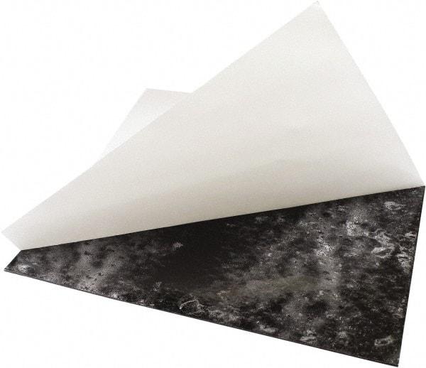 Value Collection - 12" Long, 12" Wide, 1/2" Thick, EPDM Rubber Foam Sheet - 50 to 60 Durometer, Black, -40 to 225°F, 1,000 psi Tensile Strength, Adhesive Backing - A1 Tooling