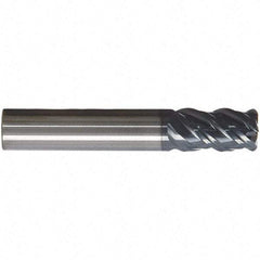 SGS - 20mm, 4 Flute, Single End, Solid Carbide, 0.0394" Corner Radius End Mill - 92mm OAL, 41° Helix, 20mm LOC, Right Hand Cut - A1 Tooling