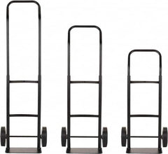 Harper Trucks - 600 Lb Capacity 40" OAH Convertible Hand Truck - 14 x 7" Base Plate, Continuous Handle, Steel, Solid Rubber Swivel Wheels - A1 Tooling