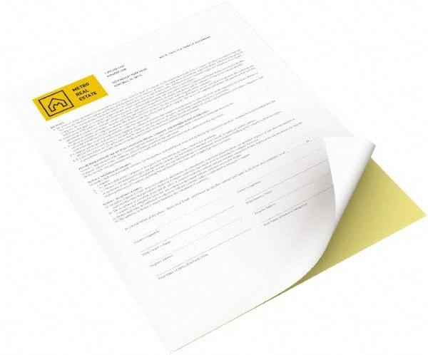 Xerox - Canary & White Digital Carbonless Paper - Use with Laser Copiers, Laser Printers - A1 Tooling