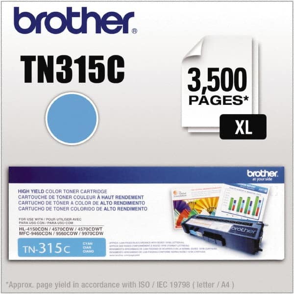 Brother - Cyan Toner Cartridge - Use with Brother HL-4150CDN, 4570CDW, 4570CDWT, MFC-9460CDN, 9560CDW, 9970CDW - A1 Tooling