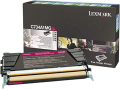 Lexmark - Magenta Toner Cartridge - Use with Lexmark C734, C736, X734, X738 - A1 Tooling