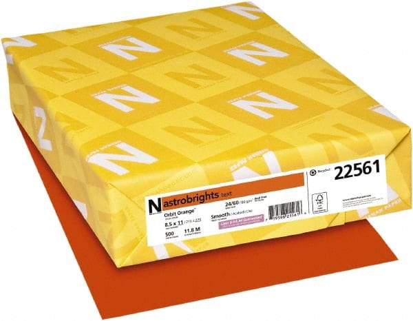 Neenah Paper - Orbit Orange Colored Copy Paper - Use with Laser Printers, Inkjet Printers, Copiers - A1 Tooling