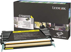 Lexmark - Yellow Toner Cartridge - Use with Lexmark C734, C736, X734, X738 - A1 Tooling