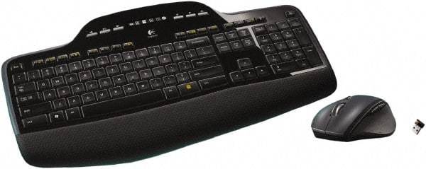 Logitech - Black Keyboard/Mouse - Use with Computer - A1 Tooling