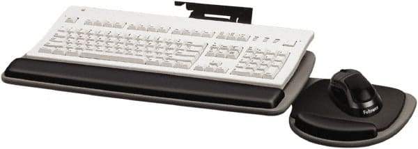 FELLOWES - Graphite & Black Underdesk Keyboard Tray - Use with Computer - A1 Tooling