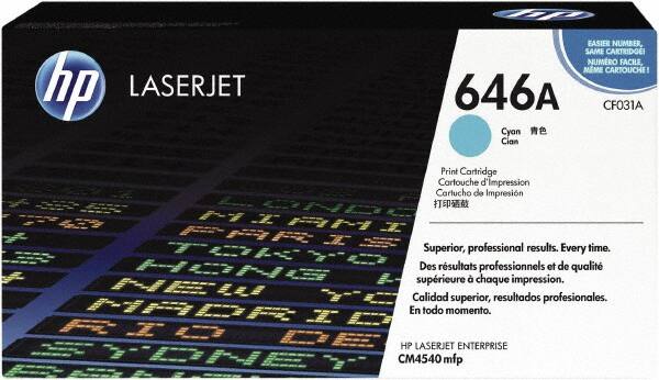 Hewlett-Packard - Cyan Toner Cartridge - Use with HP Color LaserJet Enterprise CM4540 MFP - A1 Tooling