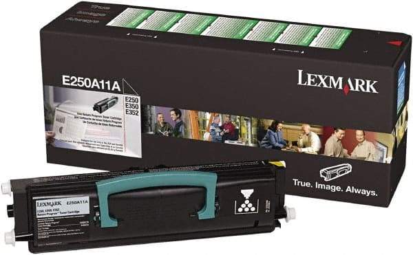 Lexmark - Black Toner Cartridge - Use with Lexmark E250, E350, E352dn - A1 Tooling