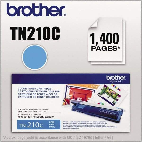 Brother - Cyan Toner Cartridge - Use with Brother HL-3040CN, 3045CN, 3070CW, 3075CW, MFC-9010CN, 9120CN, 9125CN, 9320CW, 9325CW - A1 Tooling