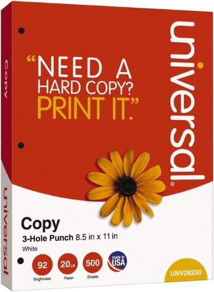 UNIVERSAL - White Copy Paper - Use with Laser Printers, Copiers, Plain Paper Fax Machines - A1 Tooling