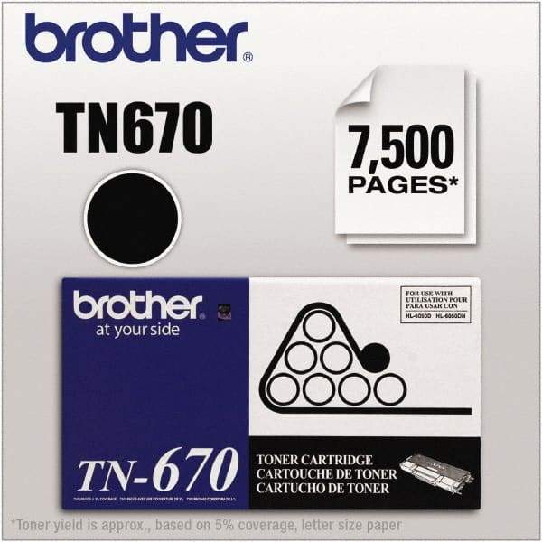 Brother - Black Toner Cartridge - Use with Brother HL-6050D, 6050DN, 6050DW - A1 Tooling