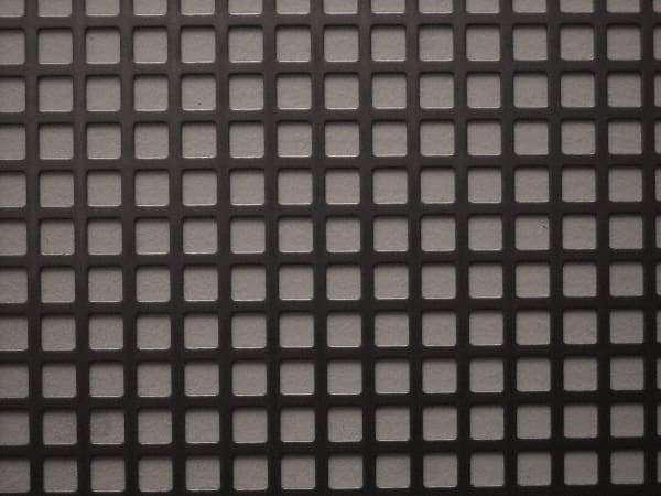 Value Collection - 36 x 40 x 0.06" Perforated Carbon Steel Sheet - 1/2" Straight Square Holes, 11/16" Hole Spacing - A1 Tooling