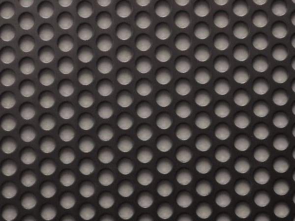 Value Collection - 36 x 40 x 0.06" Perforated Carbon Steel Sheet - 5/16" Staggered Round Holes, 7/16" Hole Spacing - A1 Tooling