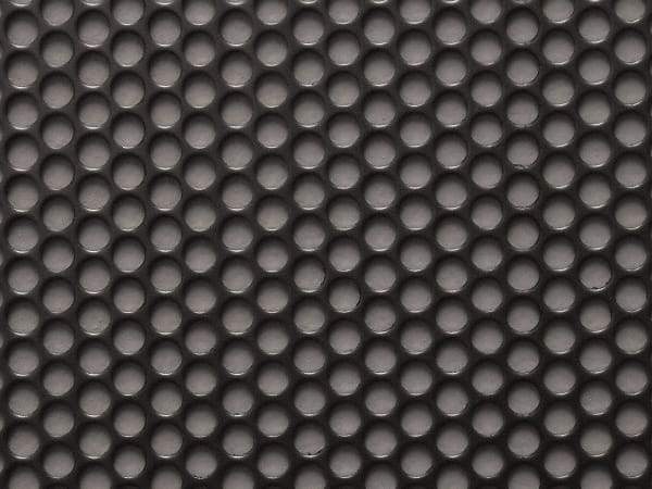 Value Collection - 36 x 40 x 0.06" Perforated Carbon Steel Sheet - 1/4" Staggered Round Holes, 5/16" Hole Spacing - A1 Tooling