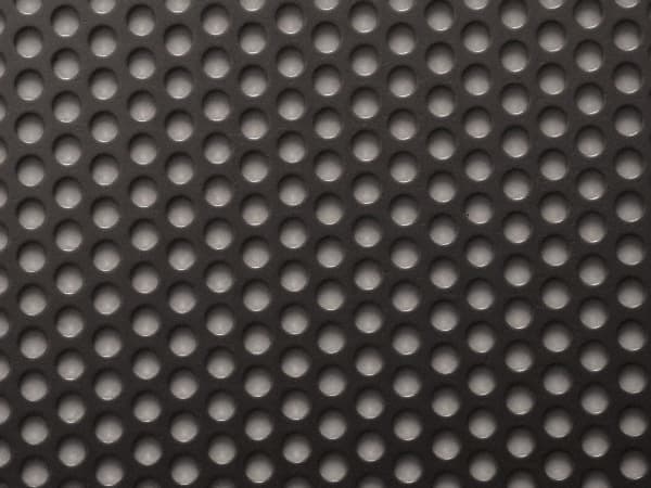 Value Collection - 36 x 40 x 0.06" Perforated Carbon Steel Sheet - 1/4" Staggered Round Holes, 3/8" Hole Spacing - A1 Tooling