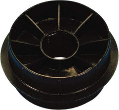 Caplugs - Round Head Double-Ended Plug - 3" OD, High-Density Polyethylene, Black - A1 Tooling